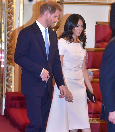 Meghan Markle Pink Prada Dress at Queen's Leader Awards 